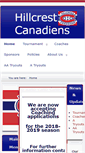 Mobile Screenshot of hillcrestcanadiens.com